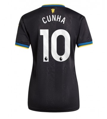 Manchester United Matheus Cunha #10 Tredjetrøje Dame 2025-26 Kortærmet